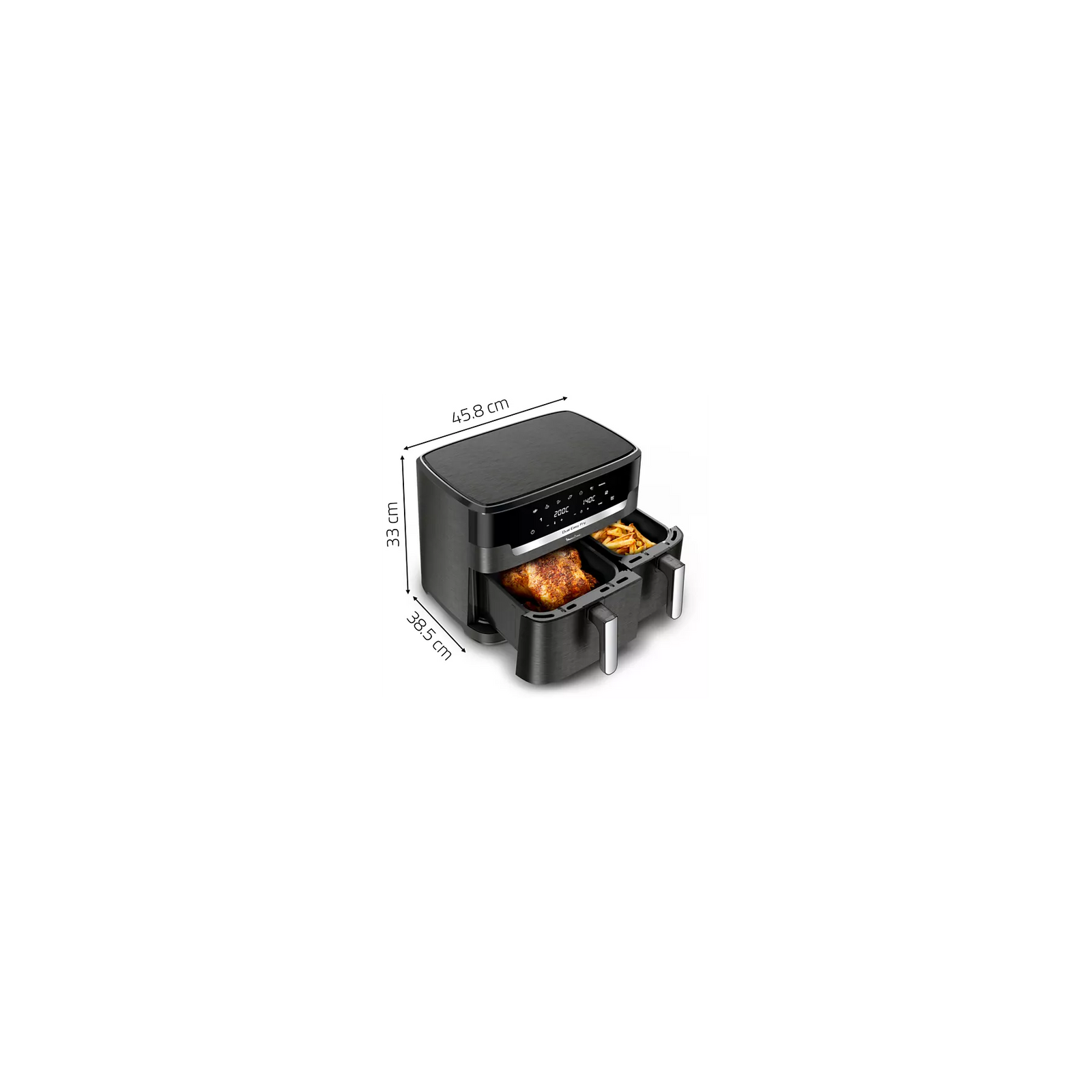 AirFryer MOULINEX Dual Easy Fry & Grill, 8,3L